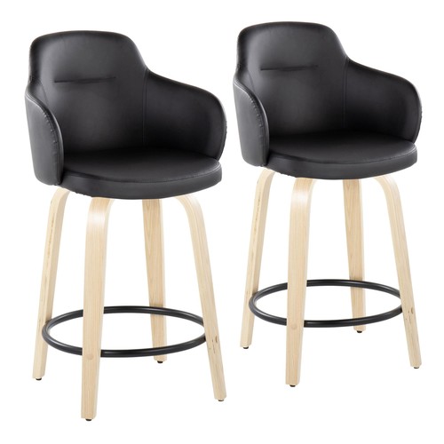 Boyne 24" Fixed-height Counter Stool - Set Of 2